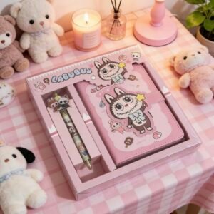 Kawaii Monster Character Notebook and Pen Set