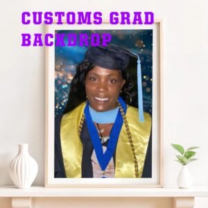 Graduation Backdrops Photo Digital Templates | Custom Graduation Visuals